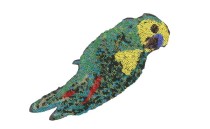 MOTIF ORGANZA PARROT WITH SEQUIN