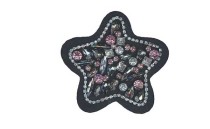 MOTIF STAR  EMBROIDERY WITH STRASS