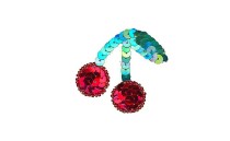 MOTIF WITH SEQUIN BEADS CHERRY