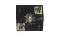 MOTIF LEATHER  DECORATIVE WITH STONES