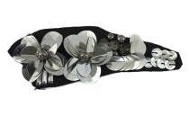 MOTIF BAIZE WITH SEQUIN STONES PEARLS