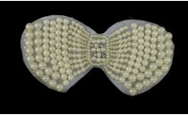 MOTIF BAIZE WITH PEARLS STRASS