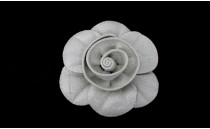 FLOWER CAMELIA FROM LEATHER SNOW WHITE