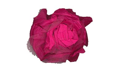 FLOWER FABRIC TULLE WITH PIN HAIR PIN
