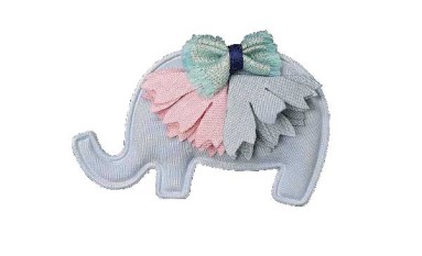 BABY ELEPHANT WITH BOWKNOT