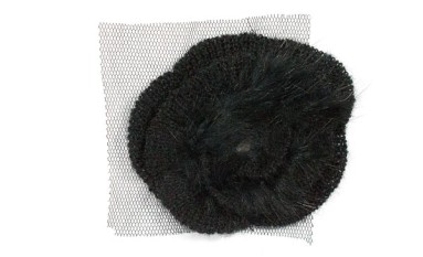 MOTIF TO TULLE WOOL WITH FUR