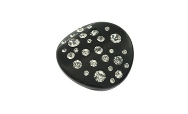 BUTTON BIG WITH CRYSTALLS STRASS FRENCH SEW