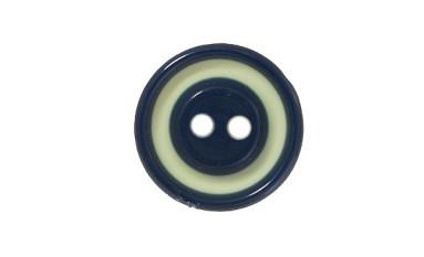 BUTTON POLYESTER TWO COLOR 2 HOLES