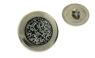 BUTTON SILVER TWO COLOR WITH SHANK - FOOT