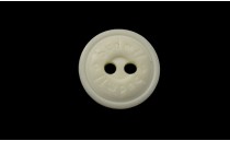 BUTTON POLYESTER LASER 2 HOLES