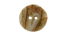 BUTTON FROM SHELL  DARK 2 HOLES