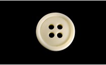 BUTTON POLYESTER DULL 4 HOLES