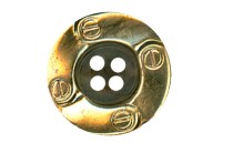BUTTON METAL WITH POLYESTER 4 HOLES
