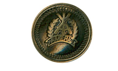 BUTTON PLATED WITH SHANK - FOOT