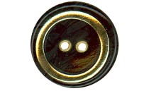 BUTTON WITH GOLD 2 HOLES