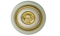 BUTTON 3 PCS WITH GOLD WITH SHANK - FOOT