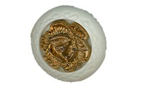 BUTTON WITH GOLD WITH SHANK - FOOT