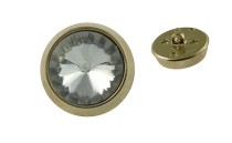 BUTTON WITH STRASS WITH SHANK - FOOT