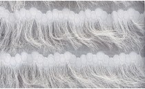 FABRIC POLYESTER WITH FRINGE